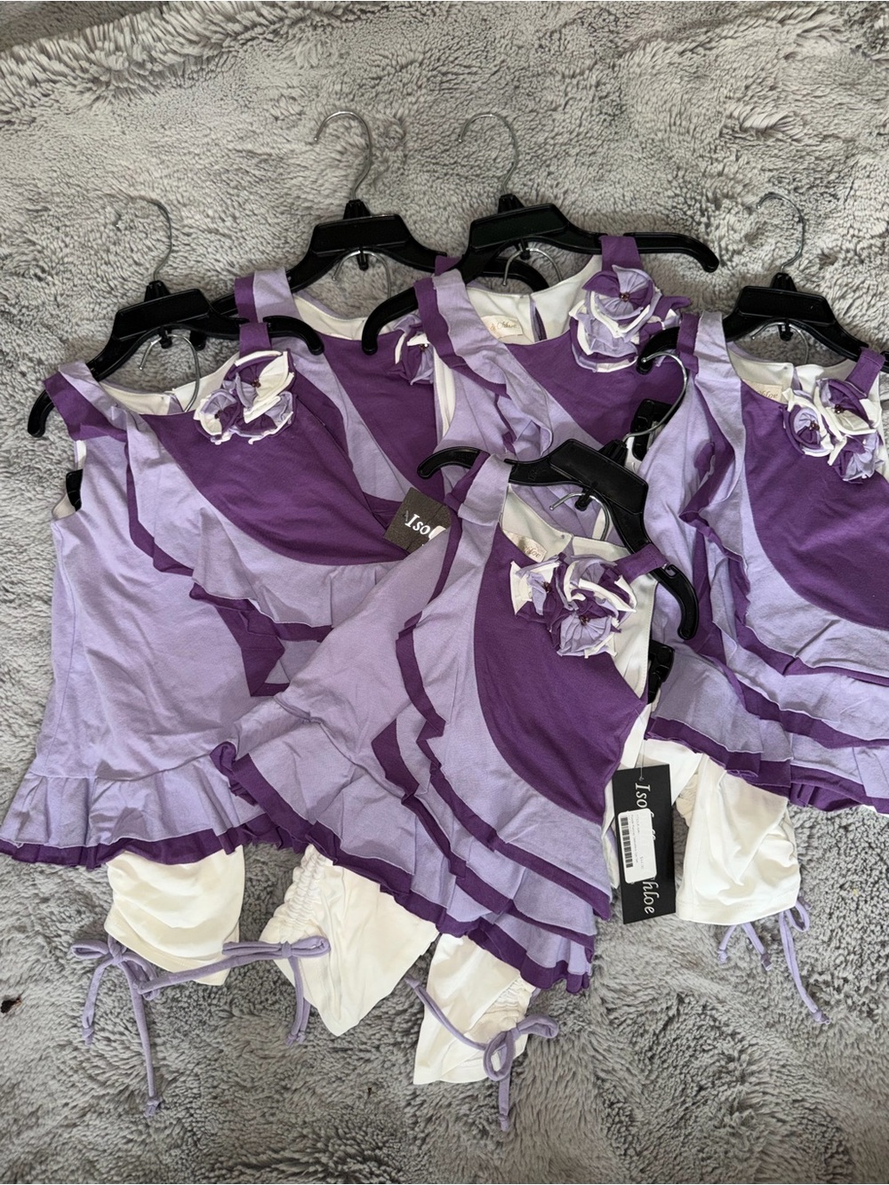 NWT Isobella & Chloe Purple Ruffle 2pc Set | CHOOSE SIZE | $44